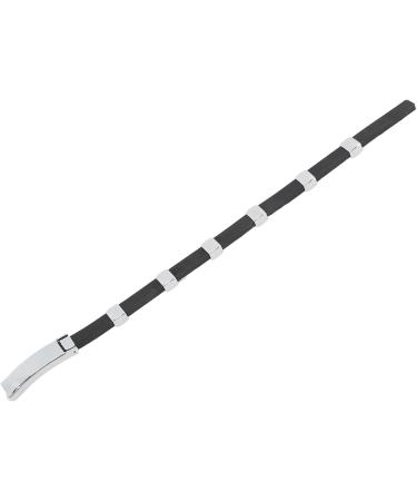 Magnetic Silicone Balance Bracelet - Waterproof Sport Style in Black | Boost Wellness & Performance - Buy Online on SooperMarket.com