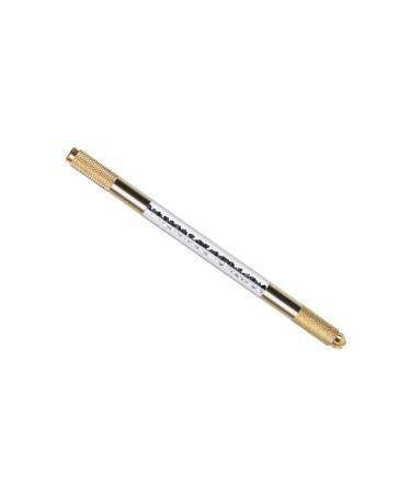Mikinona Embroidery Pencil Eyebrow Pencil Embroidery Tools Eyebrow Marker Pen Beauty Pen Double Head Suite 13.5x0.8cm Black