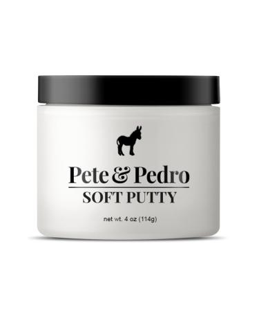 Pete & Pedro SOFT PUTTY - Hair Putty for Men | Strong Hold and Matte Low Shine Finish Softer Texture & Consistency For Easier Hair Styling | As Seen on Shark Tank 4 oz. e) Soft Putty 4 oz.