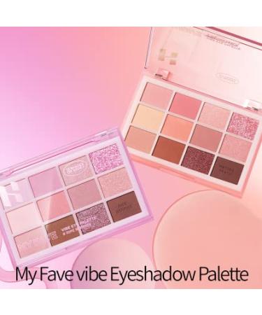 HOLIKA HOLIKA My Fave Vibe Eye Palette 02 Ripe Berries - 12 Berry Shades | Matte Shimmer Glitter Eye Shadow - Korea Beauty & Kbeauty - Buy Online on SooperMarket.com