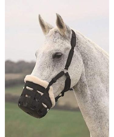 Shires Deluxe Grass Muzzle Full - Prevents Overeating for Horses - Buy Online on SooperMarket.com