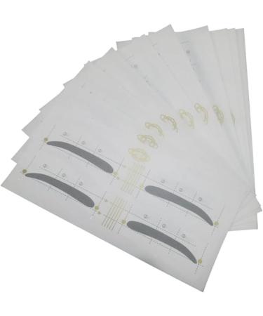 Beavorty 36 Pcs 48 Diy Eyebrow Stencil Eyebrow Grooming Stencils Non Woven Quick Eyebrow Sticker Card - Buy Online on SooperMarket.com