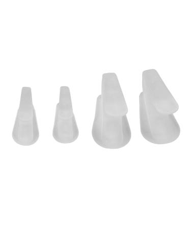 Toe Separators 8-Pack | Gel Spreader & Spacers for Hammer Toe Relief | Smooth Iron Big Toe Alignment Comfortable Correction - Buy Online on SooperMarket.com