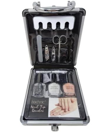 Technic French Manicure Gift Set - Nail Polish & Nail Clippers Kit. Ideal Present for Christmas Stocking Fillers Gift Set for Women Birthdays Grooming Starter Set with Topline Thank You Card. - Buy Online on SooperMarket.com
