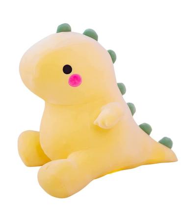 NatureMan Cute dinosaur plush toys kawaii plush animal dolls soft dinosaur plush toys children s room decoration children s (yellow)