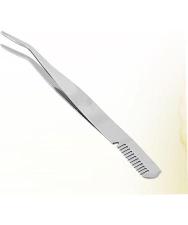 minkissy Lash Cluster Tweezers Eyelashes Tweezer Makeup Tweezer Eyelashes Extension Clip Eyelash Tweezer Stainless Steel Eyebrow Clip medium Silver - Buy Online on SooperMarket.com