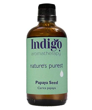 Indigo Herbs Papaya Seed Oil 100ml | Cold Pressed | 100% Pure