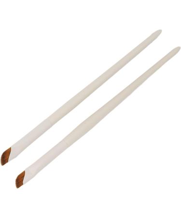 Eyeliner Brush Professional Slanted 2pcs Sickle Eyeliner Brush Portable for Home for Makeup Artist - Buy Online on SooperMarket.com