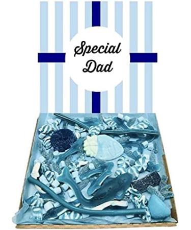 Fathers Day Special Dad Pick N mix 300 Blue Sweets Selection Box Hamper Gift - Buy Online on SooperMarket.com