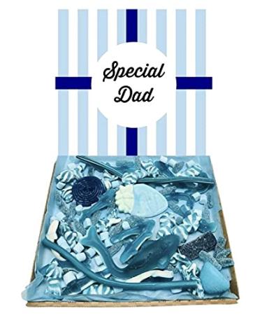 Fathers Day Special Dad Pick N mix 300 Blue Sweets Selection Box Hamper Gift