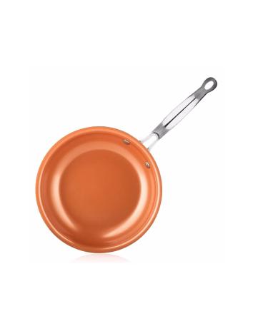 LAKEINX Pan Skillet Red Pan Ceramic Induction Skillet Frying Pan Saucepan Oven & Dishwashe