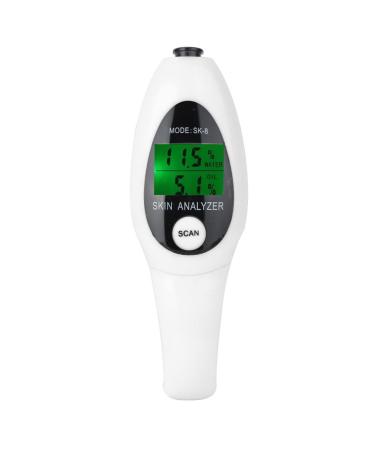 LCD Digital Skincare Analyzer - Facial Water Oil Tester - White Skin Sensor Analyzer for Face-size1