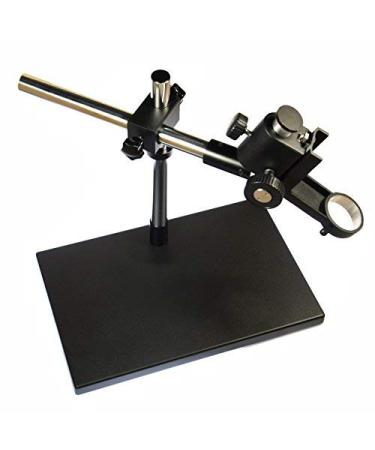 HAYEAR Heavy Boom Stereo Metal Table Stand Universal Large Platform for Industrial Microsocpe 50MM Lens Holder Ring Support Go Up Down and Forward Movable 3D Mode Adjust