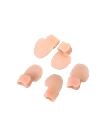 Shoe Insole 10pcs Thumb Protector Hammer Straightener Silicone Gel Splitter Bunion Big Gel Separator Separators for Bunions Little Protector Pads Gasket