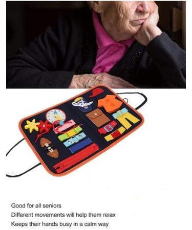 THJOPOKEEL Fidget Blanket Dementia Activities for Seniors Calming Sensory. Alzheimers Activities Dementia Fidget Apron Soothing Sensory Sensory Blanket for Elderly People Dementia Autism - Buy Online on SooperMarket.com