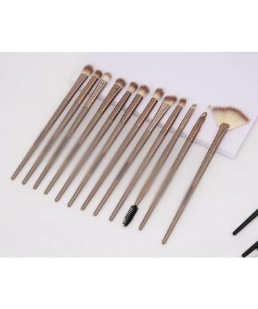 DFHBFG 12-Piece Eye Makeup Brushes Set | Soft Bristles for Perfect Eyeshadow Nose Shadow & Eyeliner - Ideal for Professional & Home Use - Buy Online on SooperMarket.com