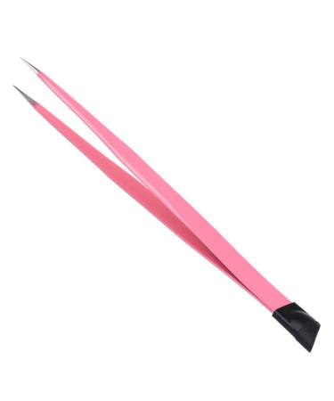 Nail Tweezers Double Sided Nail Art Sticker Silicone Press Rhinestone Picker Nippers Pink Brushes
