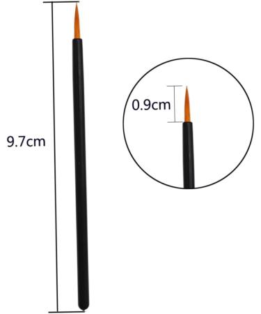 MAGICLULU 300 Pcs Eyeliner Liner Makeup Brush Eye Makeup Brush Eyebrow Liner Brush With Hat Auxiliary - Buy Online on SooperMarket.com