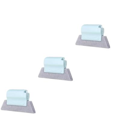 Healeved 3pcs Handheld window Gap brush Window Slot Brush cleaning ball cleaning brush window brush Bluex3pcs mediumx3pcs
