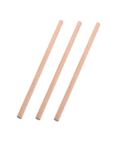 WOONEKY 3pcs Waterproof Eyebrow Pencil Brow Wax Pen Makeup Micro Brow Pencil Golf Pencils Kit Coffee Wooden