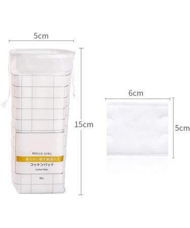 100pcs Hypoallergenic Cotton Pads - Lint-Free Facial & Eye Makeup Remover Travel Pack - Buy Online on SooperMarket.com