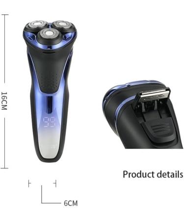 GeRRiT Electric Shavers for Men - Waterproof Rotary 3D Floating Razor & Beard Trimmer | Rechargeable Professional Shaving - Buy Online on SooperMarket.com