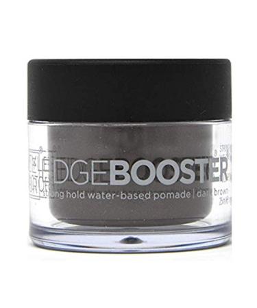 Style Factor Mini Edge Booster Strong Hold Hair Pomade Color Travel 0.85oz (Dark Brown)