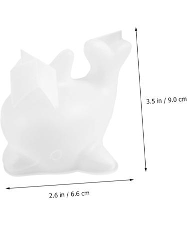 STOBOK 1pc Dolphin Mold 3D Animal Silicone Molds Dolphin Ornament Hand Mold Animal Cake Baking Moulds Ice Cream Mold Decor Epoxy Dolphin Shape Mold Clay White Silica Gel Desktop - Buy Online on SooperMarket.com