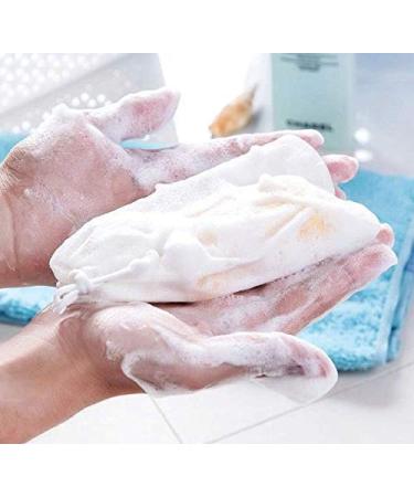 40 Pack Magnoloran Double Layer Exfoliating Mesh Soap Saver Pouch for Body & Facial Cleaning - Buy Online on SooperMarket.com