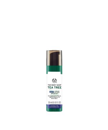The Body Shop Tea Tree Hydrating Night Lotion  For Blemished Skin  1 FL OZ  Vegan
