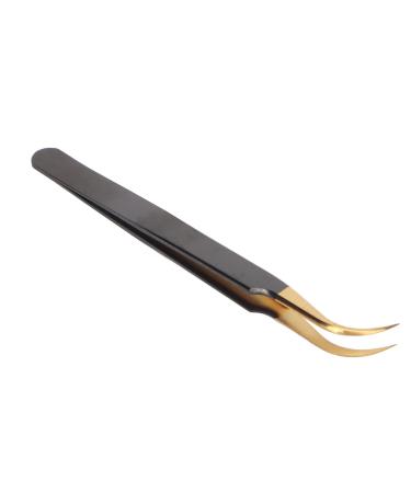 Eyelash extension tweezers made of stainless steel curved just wrong eyelashes extension tweezers for beauty salon (curved tweezers)