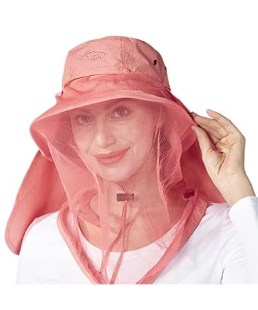 Palmyth Head Net Hat, Sun Hat Safari Hat Coral