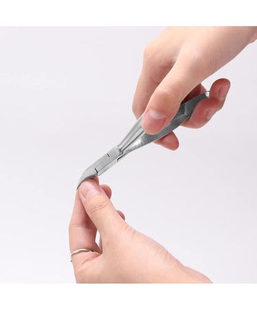 1 Set Manicure 2-piece Set Pedicure Clippers Pedicure Cuticle Cuticle Shaver Dead Skin Scissor Pedicure Nail Trimmer Nail Tool 2 Piece Set Household Stainless Steel - Buy Online on SooperMarket.com