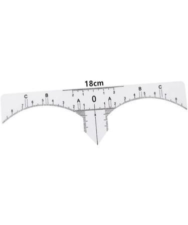 NOLITOY 30 Pcs Microblading Ruler Sticker Scale Ruler Eyebrow Guide Measure Tool Design Ruler Make up - Buy Online on SooperMarket.com