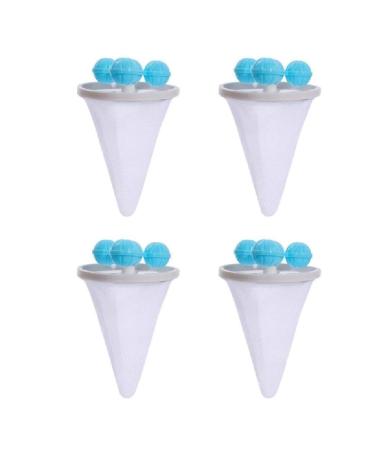 4Pieces Filter Bags Pet Hair Remover Reusable Washing Machine Hair Catcher Hair Remover Filter Bag For Laundry Clothes Washing Machine Hair Filter Reusable Hair Remover Filter Bag Floating Lint Bag