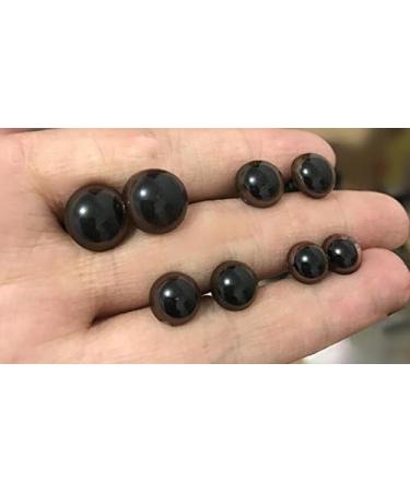 100PCS Brown Plastic Safety Screw Eyes w/ Washer for DIY Toy Making (24mm Diameter) - Doll, Puppet, Bear Craft Accessories - Buy Online on SooperMarket.com