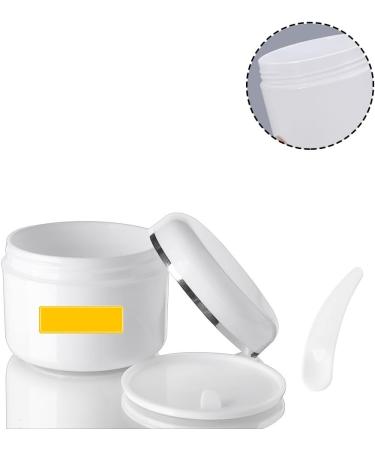 Zasiene Travel Cream Jar 12 Pieces 50 ml Travel Cream Jar Container 50 ml Container for Cream Empty Cream to Fill with Spatula and Label - Buy Online on SooperMarket.com