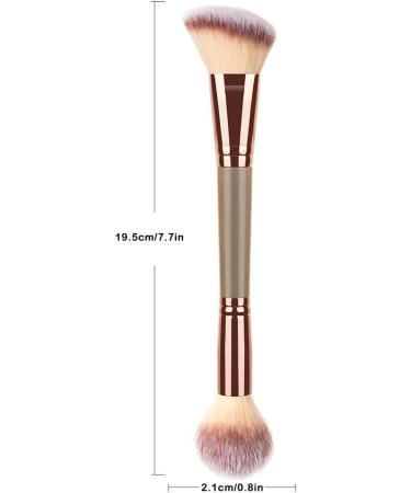 Dajidafu Double Head Foundation Makeup Brush Multifunction Coloring Tool Cream Professional Blending Liquid Oblique Beauty Tools - Buy Online on SooperMarket.com