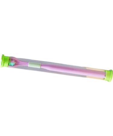 Three-Sided Sensory Toothbrush for Adults | Soft Bristle Travel Toothbrush | Gentle Gum Care - Pink - Buy Online on SooperMarket.com
