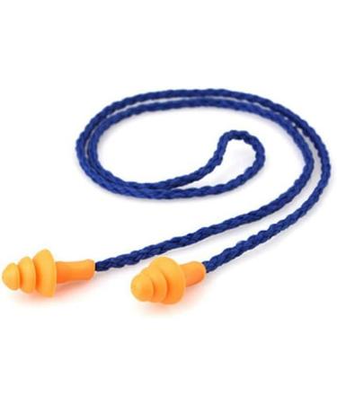 U-K Reusable Ear Plugs Anti-Noise Plug Ear Pads with A Cord for Ear Protector Perfect for Clubbing Drummers Musicians 1Pcs New Released & Popular Yellow blue - Buy Online on SooperMarket.com