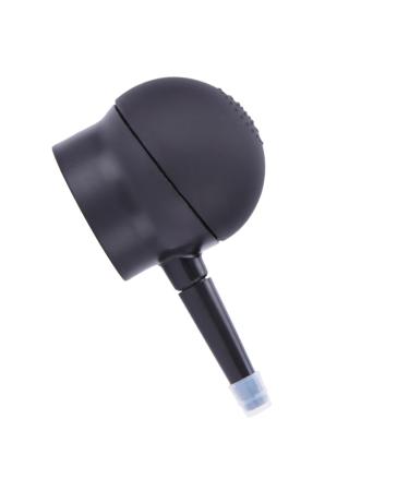 Gogogmee 2 Pcs Silicone Nozzle Spray Application Atomizador Nozzle Hair Fiber Spray Black