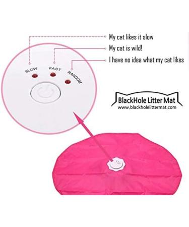 Blackhole Catch The Tail Cat Toy Interactive Play-Catch Electric Rotating Feather Motion Automatic Best Undercover Mouse Under Blanket Cat Toy - Buy Online on SooperMarket.com