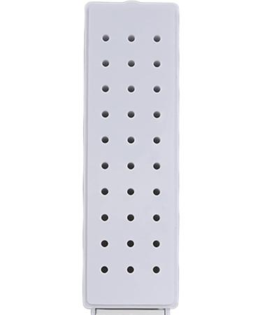 Nail Displayer Organizer Box for Nail Drill Bits Nail Drill Bits Holder Dustproof Professional 30 Holes Nail Drill Tools Container For Home Use Nail Salon White - Buy Online on SooperMarket.com