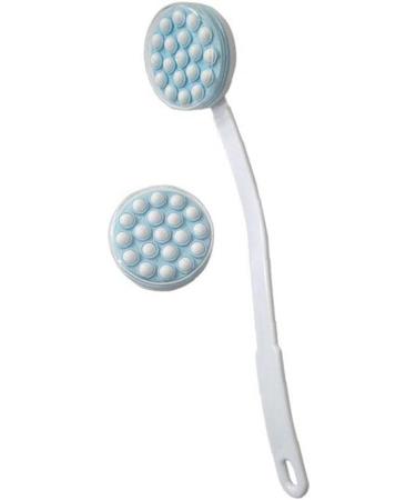 Long Handle Massaging Bath Brush | Lotion & Oil Applicator | Best Massage Bath Accessories for All Skin Types - Buy Online on SooperMarket.com