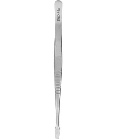Flat Tweezers for PCB Soldering & Arc Welding | Alloyed Steel Long Handle Straight & Curved Design - Buy Online on SooperMarket.com