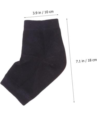 minkissy Pairs feet Cracked Gel Heel Sleeves calcetines para Hombre Dry feet Heel Protector Rough Calluses Mens Stocking Gel Foot Care Man Torn Man - Buy Online on SooperMarket.com