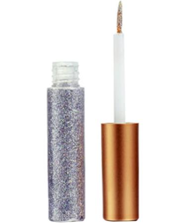 Glitter Eyeliner Shiny Metallic Liquid Eyeliner Starry Sequins Eye Cosmetic Grey 5ml - Buy Online on SooperMarket.com