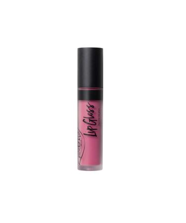 Purobio waterproof long -lived makeup lip gloss non -stick not fading waterproof lipstick natural shiny full -looking lips moisturizing lifter gloss durable cosmetics No. 02 pink 1 piece (1 Pack)