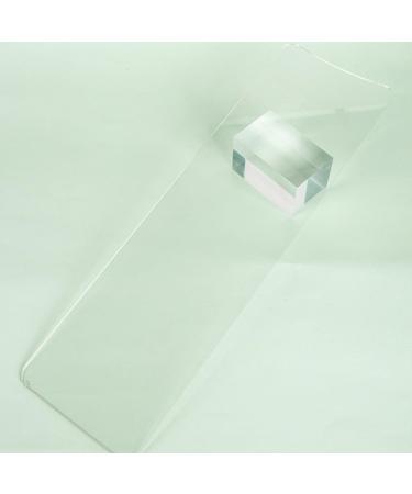 Healeved Balayage Board Clear Plastic Hair Highlighting Board Curved Hair Coloring Foiling Paddle for Home Hair Salon - Buy Online on SooperMarket.com