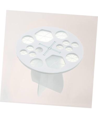 Angoily Brush Drying Holder | Makeup Organizer & Storage Rack | White Cosmetic Brush Dryer for Optimal Drying - Buy Online on SooperMarket.com